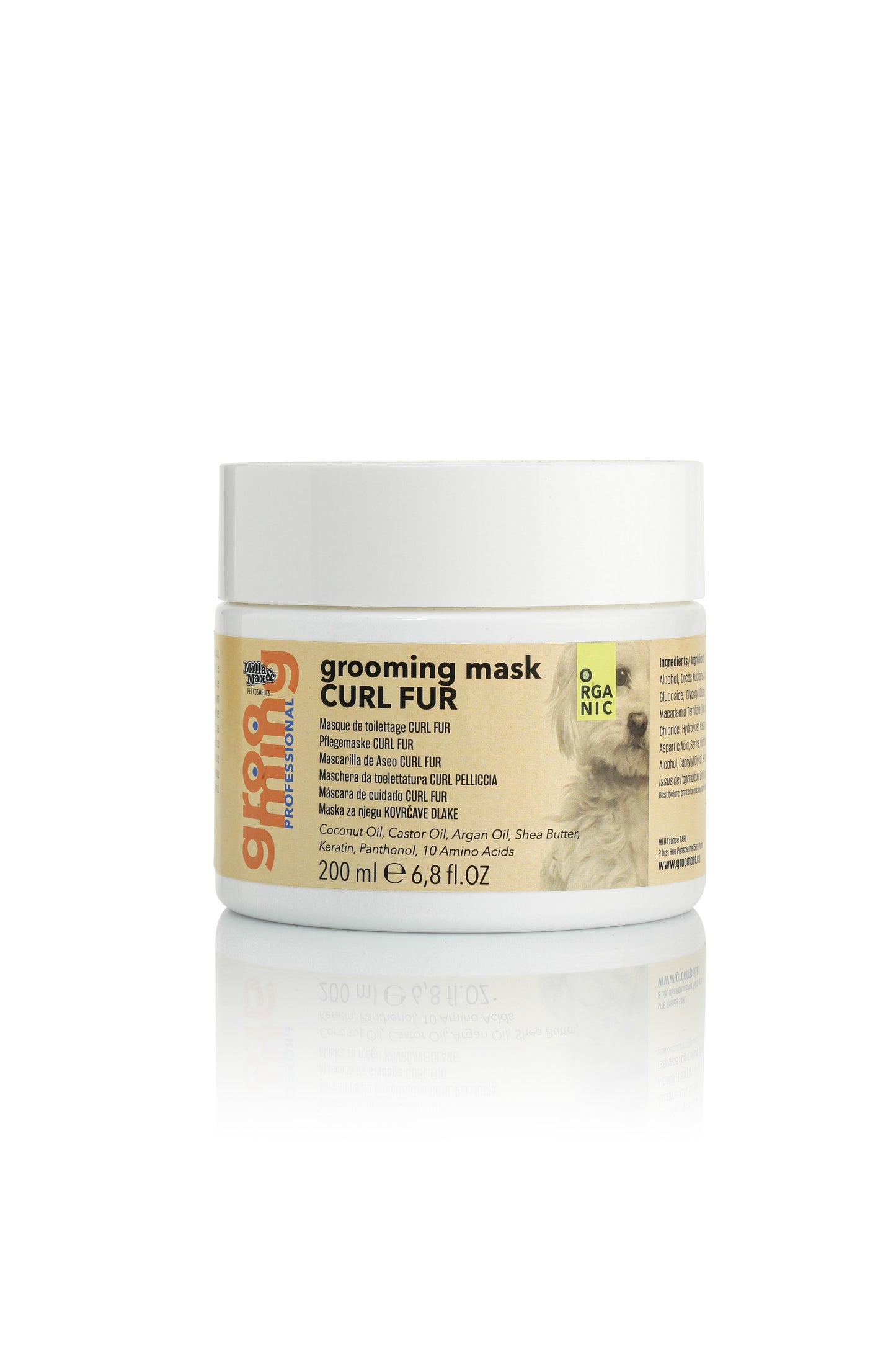 Organic Grooming Mask for Curl Fur 200ml